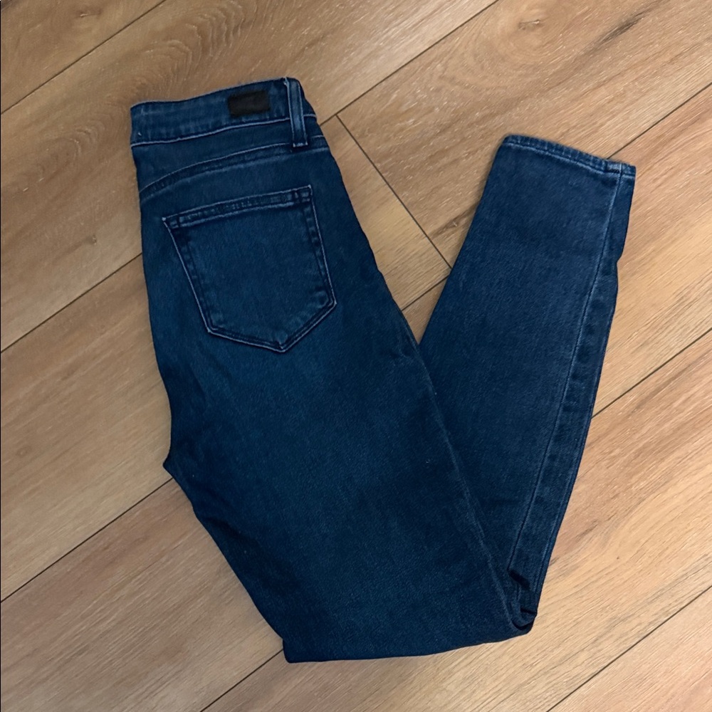 PAIGE Dark Blue Women's Skinny Jeans